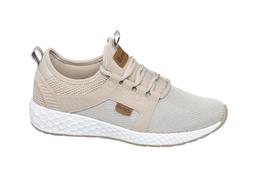 Deichmann Bench Beige Mesh Lace Up Trainer, &pound;32.99