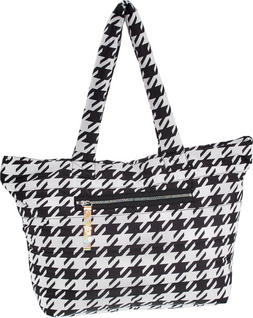 Deichmann Black and White Gingham Print Shoulder Bag, &pound;17.99