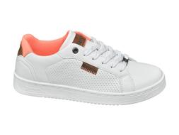Deichmann White Bench Lace Up Trainer, &pound;29.99