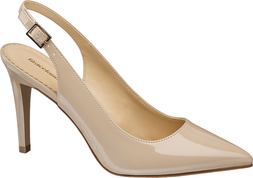 Deichmann Light Pink Slingback Patent Court