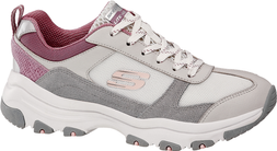 Skechers Grey Lace-up Trainers