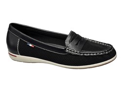 Deichmann Black Boat Shoe