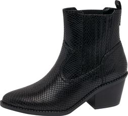Deichmann Black Snake Western Boot