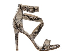 Deichmann Strappy Faux Snakeskin Heel