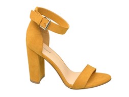 Deichmann Mustard Block Heel