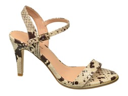 Deichmann Snake Print Sandal Heel