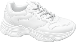 Deichmann White Chunky Trainer