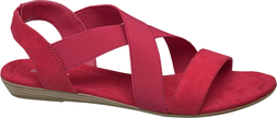 Deichmann Red Elasticated Strappy Sandal