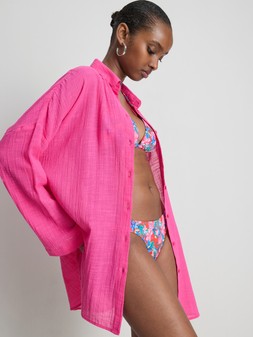 PRIMARK BEACH SHIRT PINK £10 €12 $14 RON60 PLN50 CZK310 (2)