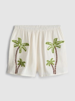 PRIMARK BEAD PALM RESORT SHORT, £12, €14, $18, RON70, PLN60, CZK365