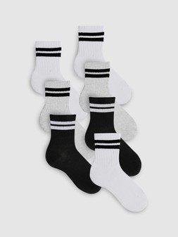 PRIMARK BOYS 7PK SPORTS RIB AS MONO, $9 RON30 HUF2200 PLN26 CZK155 €(NE)7 €6 £5 (2)