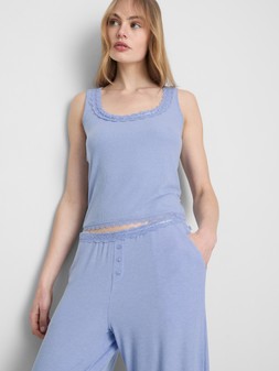 PRIMARK CONTRAST LACE TANK, £7, €8, $12, RON40, PLN34, CZK210