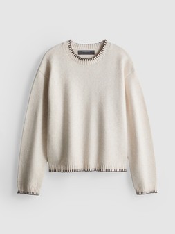 PRIMARK CREW JUMPER IVORY £14 €16 NE€18 $20 RON80 PLN70 CZK415