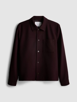 PRIMARK EDIT COLLARED JKT BURGUNDY £35 €40 $50 RON195 PLN175