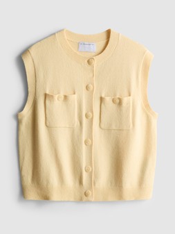 PRIMARK EDIT KNIT BUTTON VEST, £20, €22, $29, RON110, PLN95, CZK570 (2)