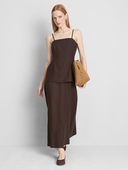 PRIMARK EDIT LINEN BANDEAU DRESS, £24, €36, $38.50, RON175, PLN155, CZK935