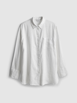 PRIMARK EDIT LINEN SHIRT WHITE £24 €26 675CZK 125RON