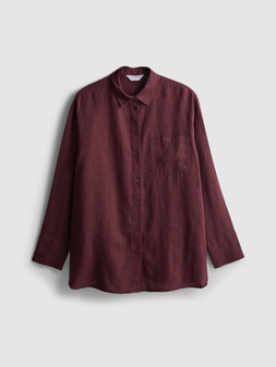 PRIMARK EDIT LINEN SHIRT WINE £24 €26 675CZK 125RON