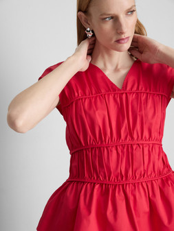 PRIMARK EDIT POPLIN V TOP, £16, €18, $24, RON90, PLN80, CZK470 (3)