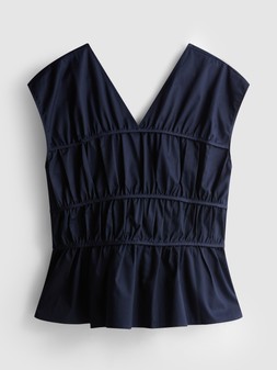 PRIMARK EDIT POPLIN V TOP, £16, €18, $24, RON90, PLN80, CZK470 (6)