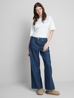 PRIMARK EDIT RELAXED STRAIGHT, MID BLUE, £22, €24, $31, RON120, PLN105, CZK625