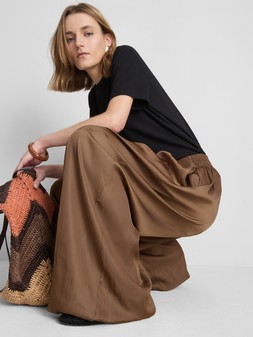 PRIMARK EDIT SATIN TROUSER, £22, €24, $31, RON120, PLN105, CZK625