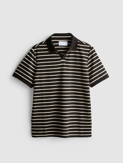 PRIMARK EDIT STRIPE REVERE REG POLO BLACKNUDE £14 €16 $20 RON80 PLN70 CZK415