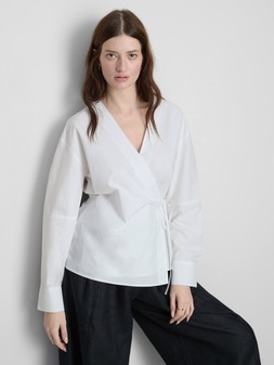 PRIMARK EDIT WRAP POPLIN SHIRT, £18, €20, $27, RON100, PLN90, CZK520