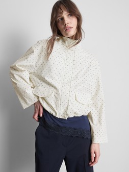PRIMARK Funnel Neck Polka Dot Jacket £24, €26, $32 PLN115, CZK675, RON125