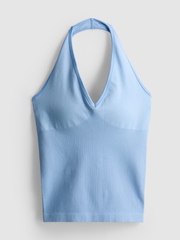 PRIMARK HALTER VEST LIGHT BLUE £9 €11 $15 RON54 PLN47 CZK285