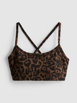 PRIMARK LEOPARD CROP TOP BROWN £9 €11 $15 RON54 PLN47 CZK285