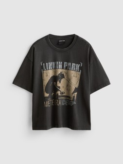 PRIMARK LINKIN PARK TEE BLACK £10 €12 $16 RON70 PLN60 CZK365
