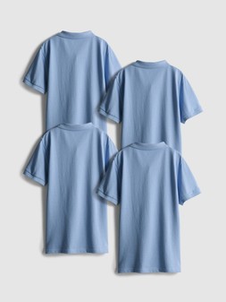 PRIMARK OLDER BOYS 2PK PIQUE POLO, BLUE, £7 (4)