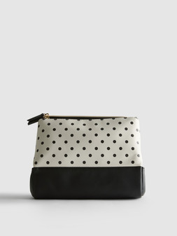 PRIMARK PU TRI FO BLACK WHITE £8 €11 $13.50 RON54 PLN47 CZK285