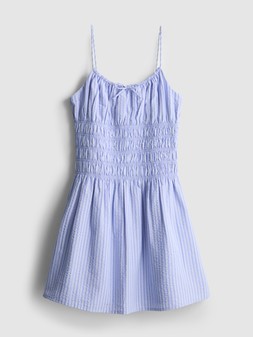 PRIMARK SEERSUCKER DRESS BLUE £10 €13 $18 RON65 PLN55 CZK340