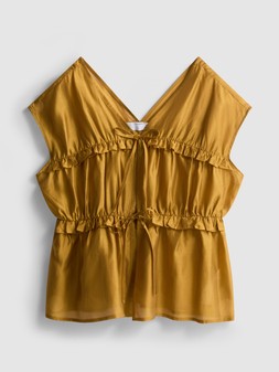 PRIMARK SHIRRED SLEEVELESS TOP, £12, €14, $18, RON70, PLN60, CZK365 (2)