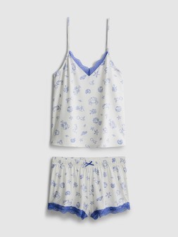 PRIMARK SHORT PJ SET BRIGHT BLUE £9 €10 $14 RON50 PLN43 CZK260