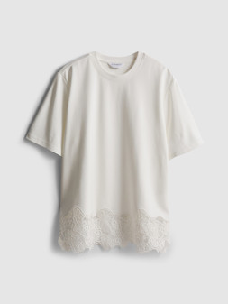 PRIMARK THE EDIT JERSEY TEE WHITE £16 €18