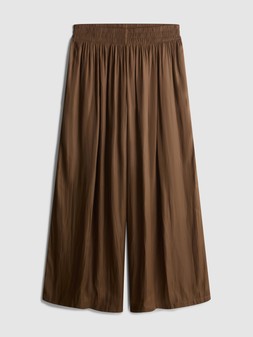 PRIMARK THE EDIT SATIN TROUSERS TAUPE £18 €20 520CKZ 100RON