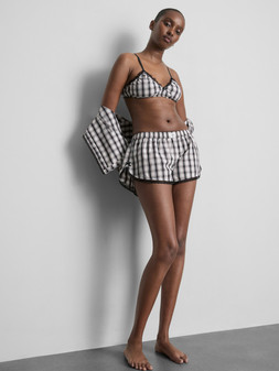 PRIMARK WOVEN CHECK BRALETTE, £7, €8, $12, RON40, PLN34, CZK210