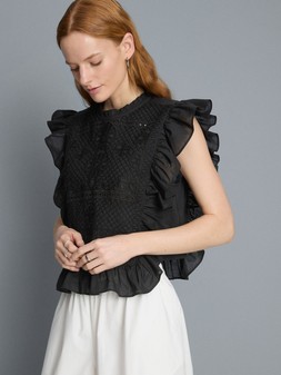 PRIMARK WOVEN VOILE BIB TOP, £14, €16, $20, RON80, PLN70, CZK415 (3)