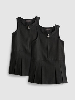 PRIAMRK YOUN GIRLS 2PK PINNY, CHARCOAL, £9 (6)