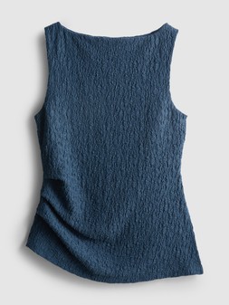RIMARK PRESENTS PAU ECHE PE CRINKLE RUCHED VEST £6, €8, $12, RON40, PLN34, CZK210, HUF3000