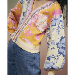 RI AOP orange floral cardigan £64 4