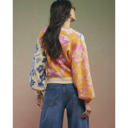 RI AOP orange floral cardigan £64