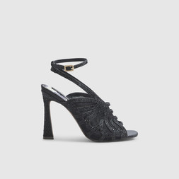 RI Black Butterfly Caged Heels £69 2