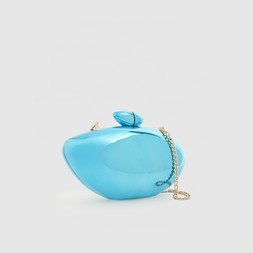 RI Blue Hard Shell Clutch Bag £36