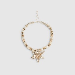 RI Gold Short Hibiscus Necklace £20 2