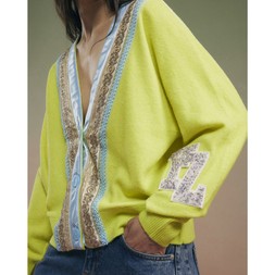 RI Lime Embellished Cardi £64 4