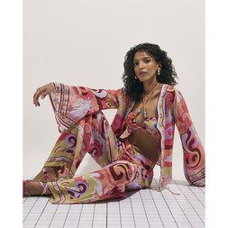 RI Orange Swirl Print Beach Trousers £49 2